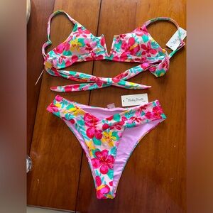 Blushing Brunette Bikini